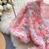 Laurel 3D Floral Dress