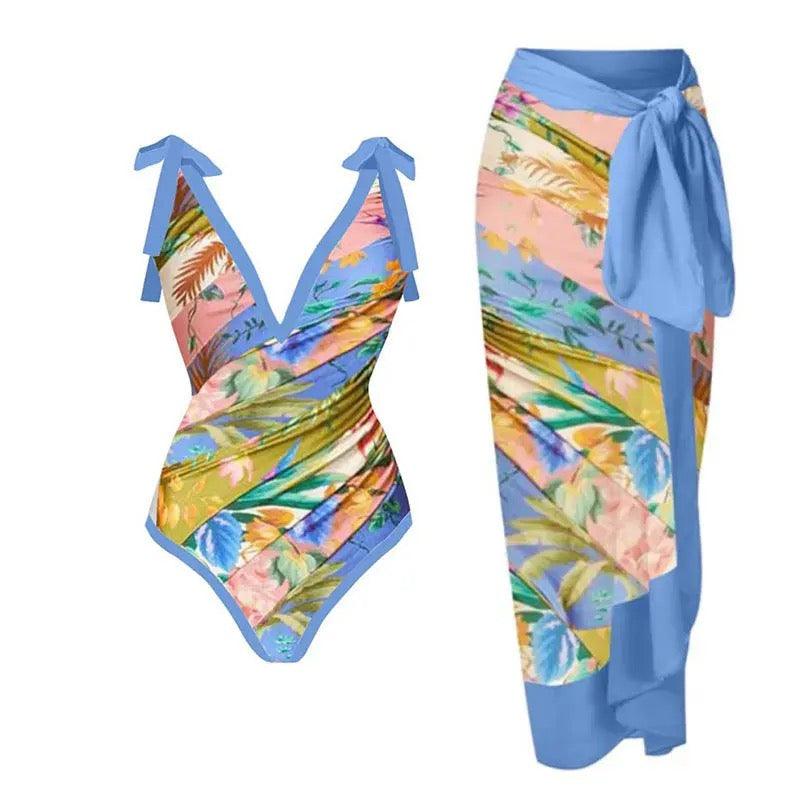 Hardy swimsuit with Sarong skirt