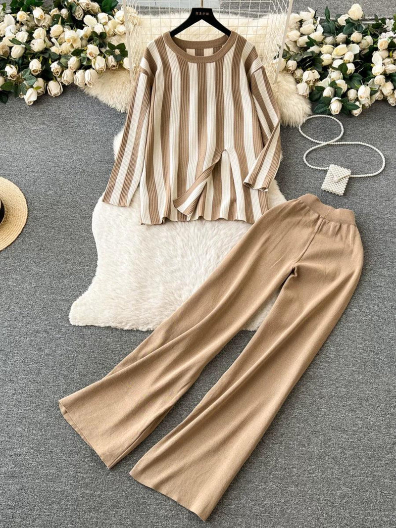 Hanoi Knitted Coord Set - Alamode By Akanksha