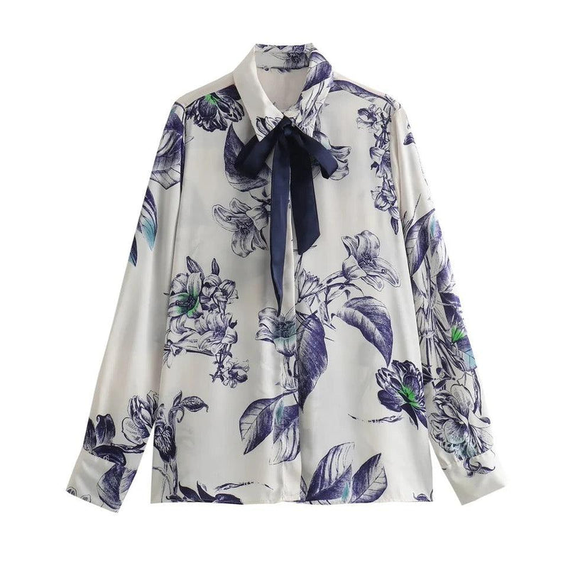 Huma Formal Blouse with a bow