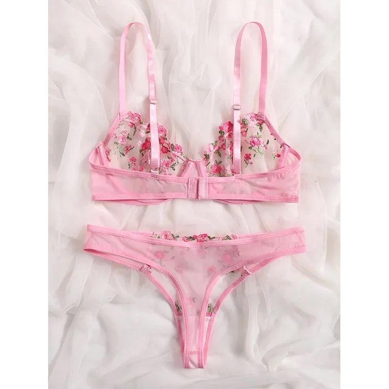 Floral Amanta Lingerie Set - Alamode By Akanksha