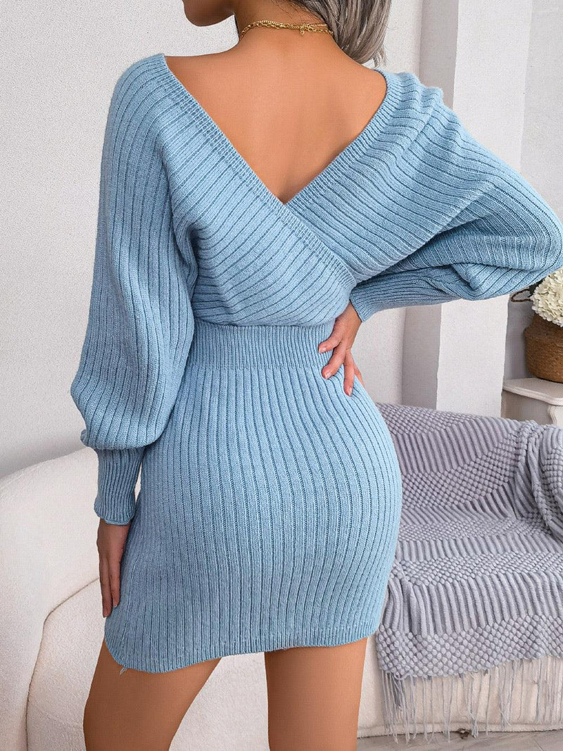 Matsel Winter Knitted Dress - Alamode By Akanksha