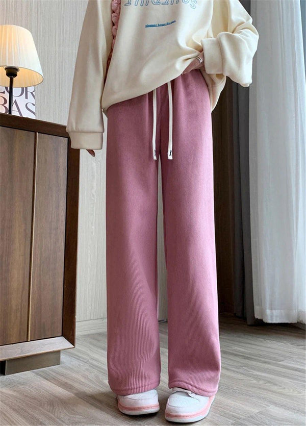 Marley Wide Leg Fleece Pants - Alamode By Akanksha