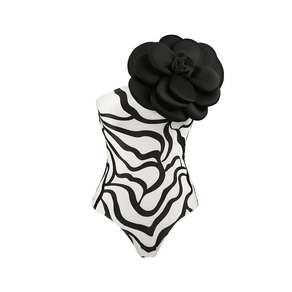 Delsey Strapless Rosette Monokini - Alamode By Akanksha