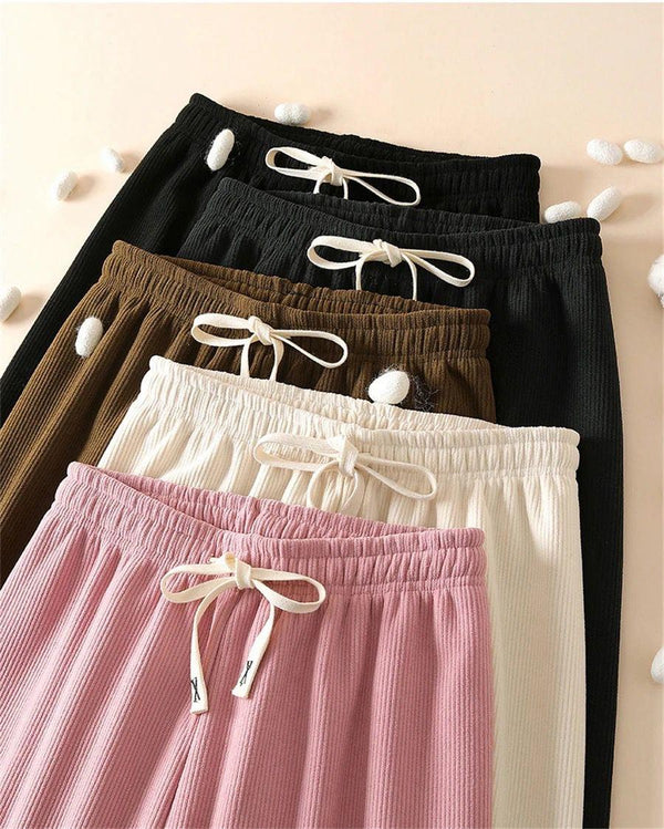 Marley Wide Leg Fleece Pants - Alamode By Akanksha