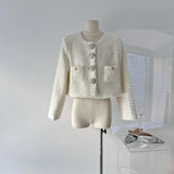 Miranda Tweed Cropped Blazer - Alamode By Akanksha