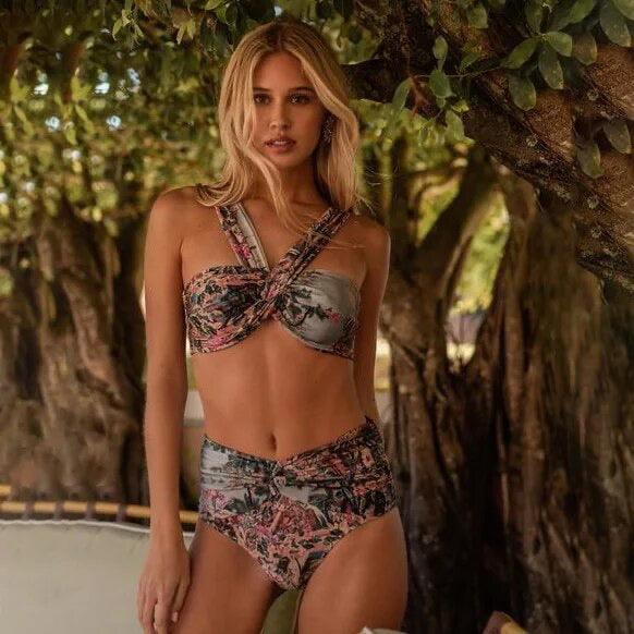 Celestial swimsuit with Skirt - Alamode By Akanksha