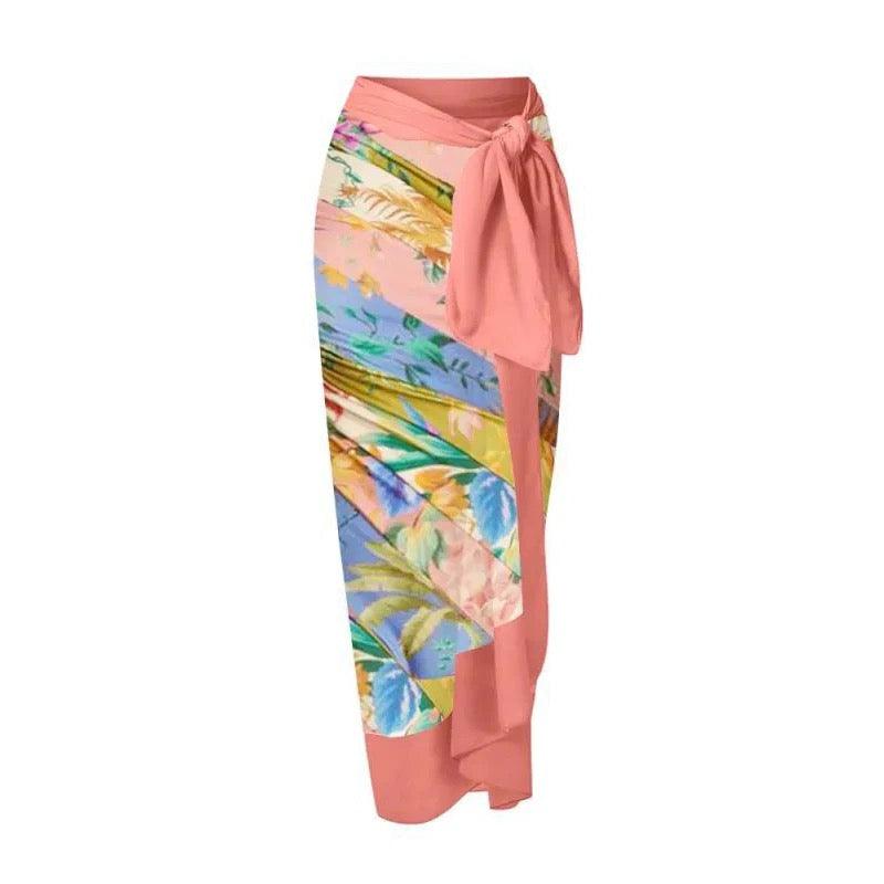 Ezra swimsuit with Sarong skirt - Alamode By Akanksha