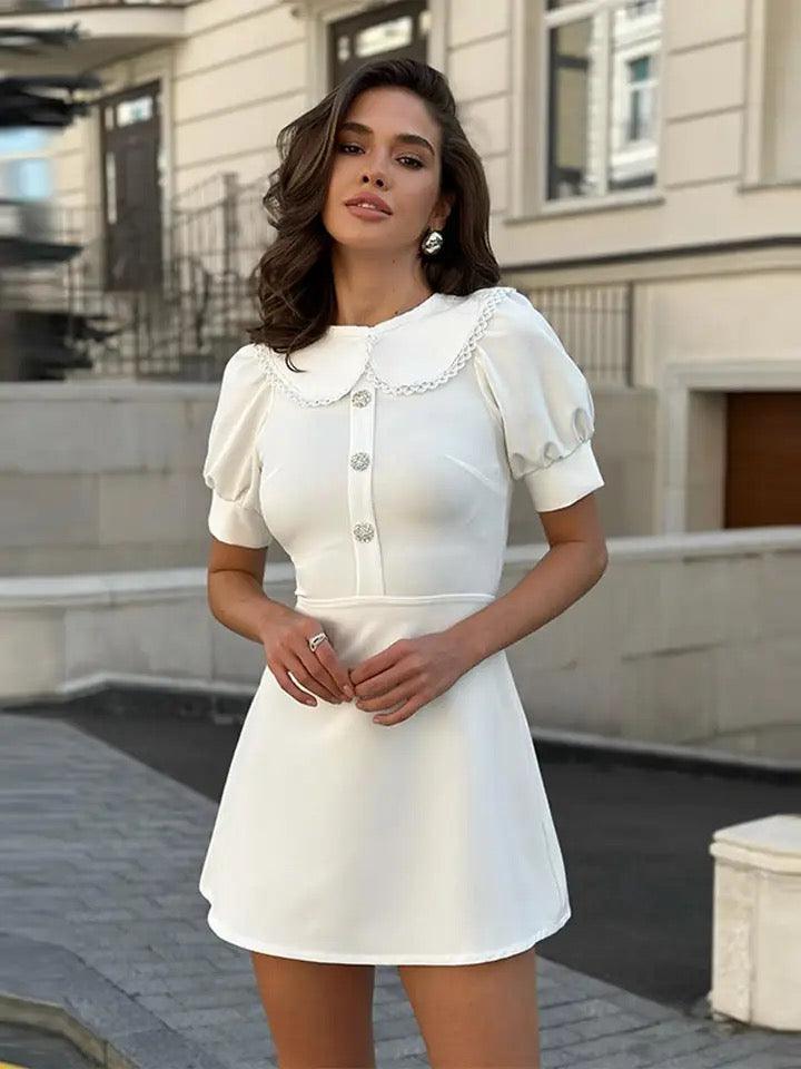 Suzie Doll Collar Statement Dress - Alamode By Akanksha