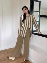 Hanoi Knitted Coord Set - Alamode By Akanksha