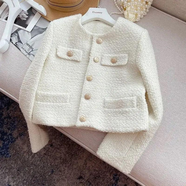 Siemon Statement Woolen Tweed Coat - Alamode By Akanksha