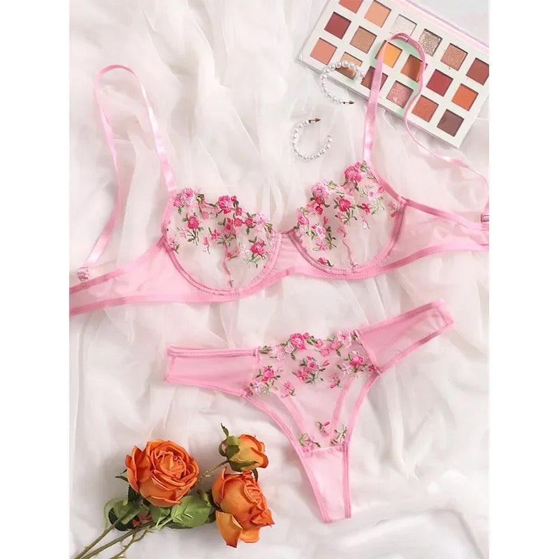 Floral Amanta Lingerie Set - Alamode By Akanksha