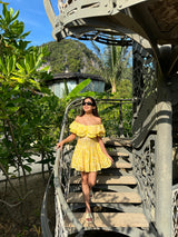 Ravello Luxe Summer Dress in Yellow