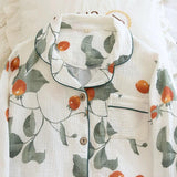 Peaches Cotton Crepe Nightsuit - Alamode By Akanksha