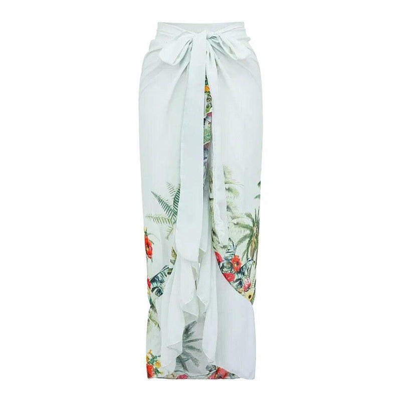 Helma swimsuit with Sarong Skirt - Alamode By Akanksha