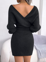 Matsel Winter Knitted Dress - Alamode By Akanksha