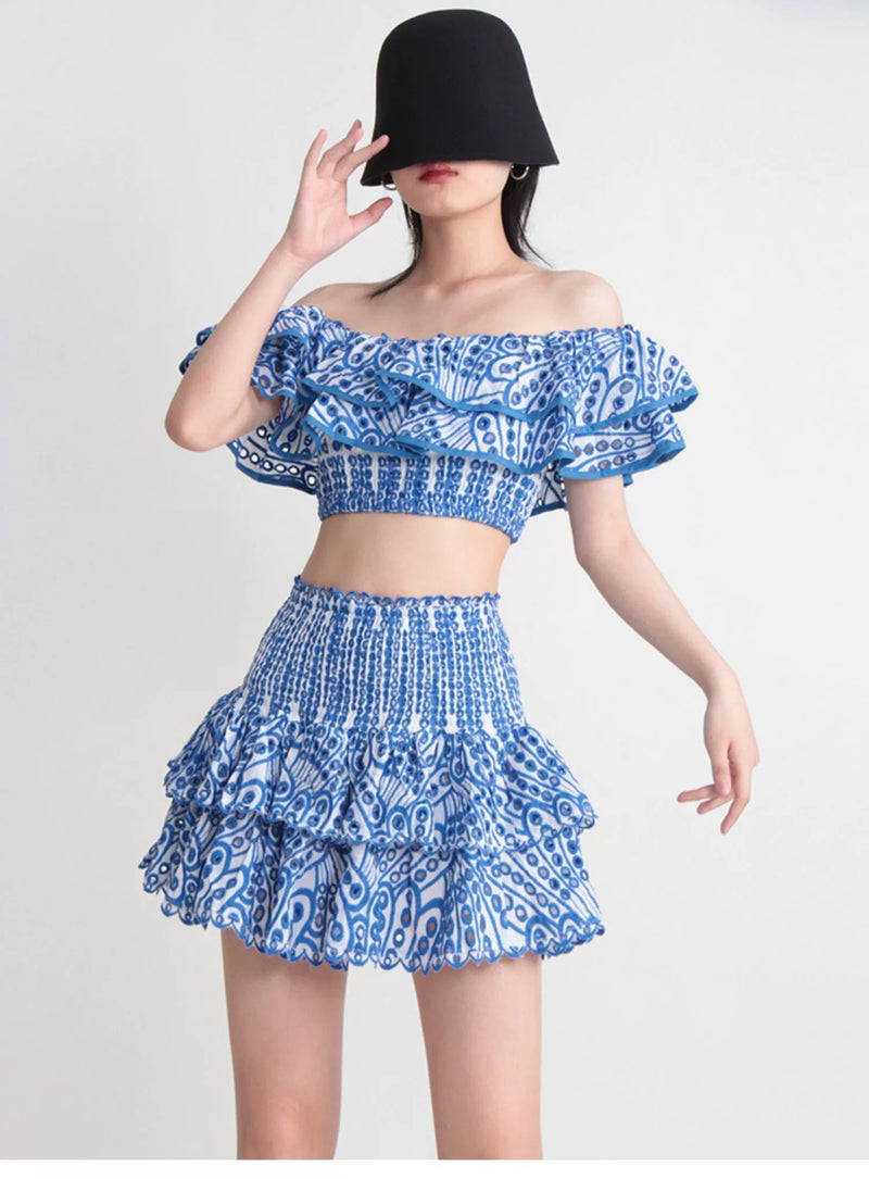 Rhodes Luxe Blue Co-ord Set