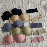 Lizzy Strapless Seamless Bralettes - Wardrobe Essentials - Alamode By Akanksha