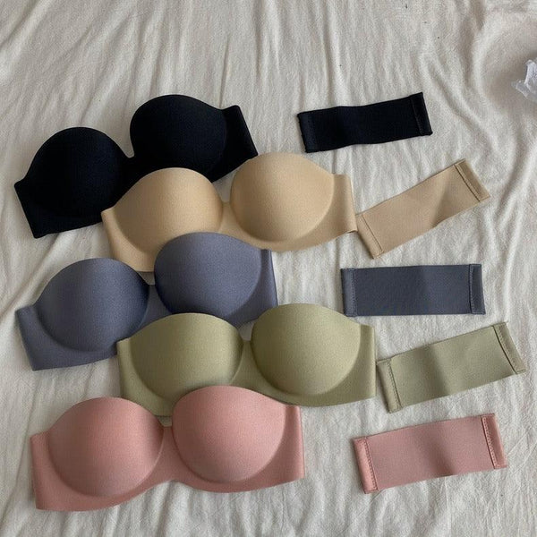 Lizzy Strapless Seamless Bralettes - Wardrobe Essentials - Alamode By Akanksha