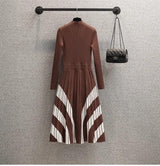 Shantel A-Line Woolen Dress - Alamode By Akanksha