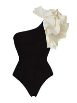 Delsa Rosette One Shoulder Swimsuit - Alamode By Akanksha