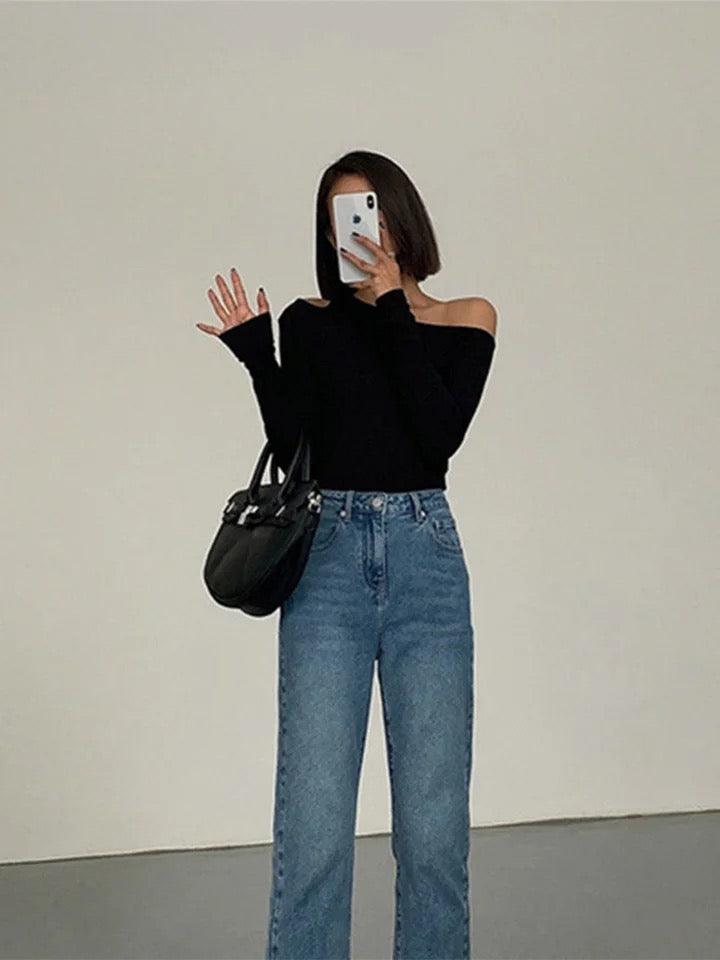 Deme Statement Blouse in black - Alamode By Akanksha