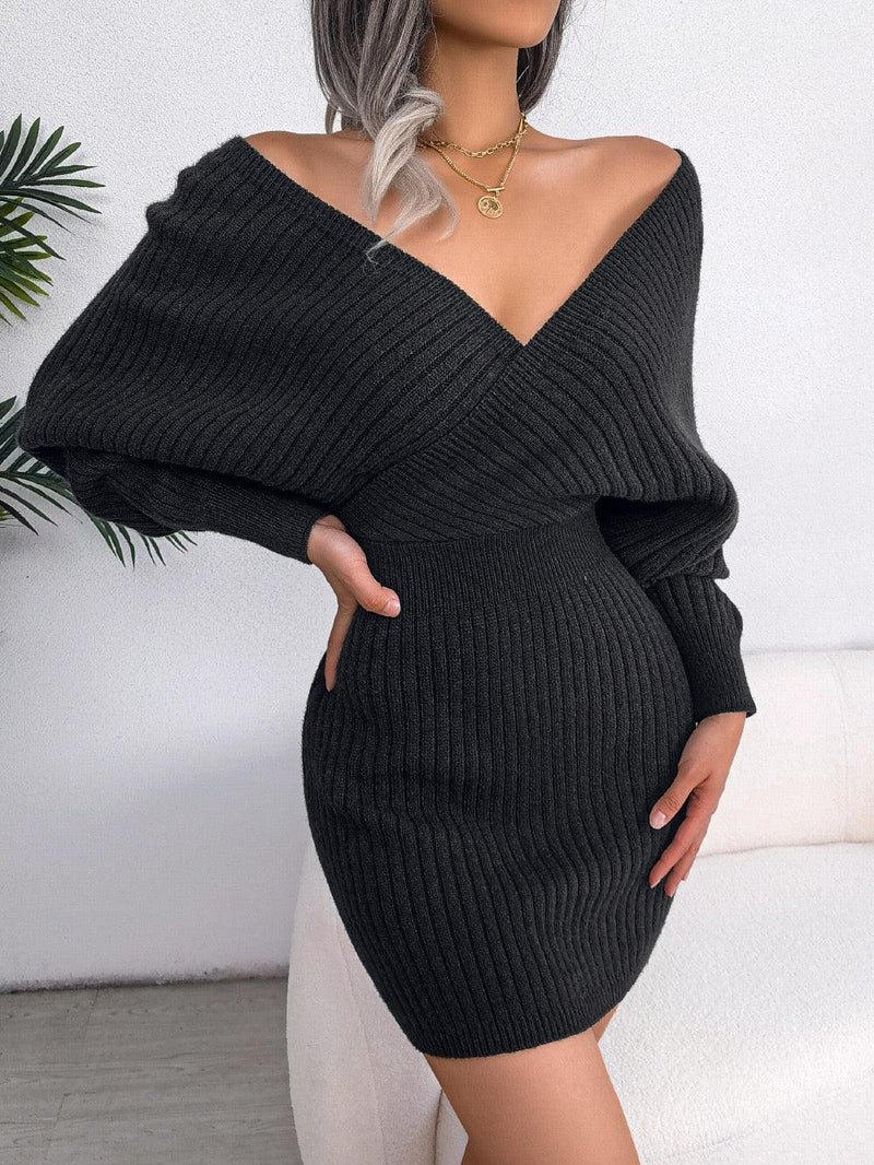 Matsel Winter Knitted Dress - Alamode By Akanksha