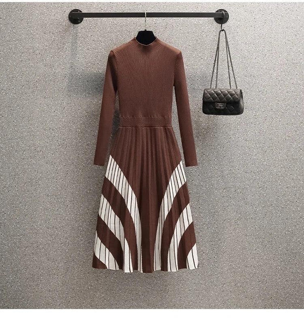 Shantel A-Line Woolen Dress - Alamode By Akanksha
