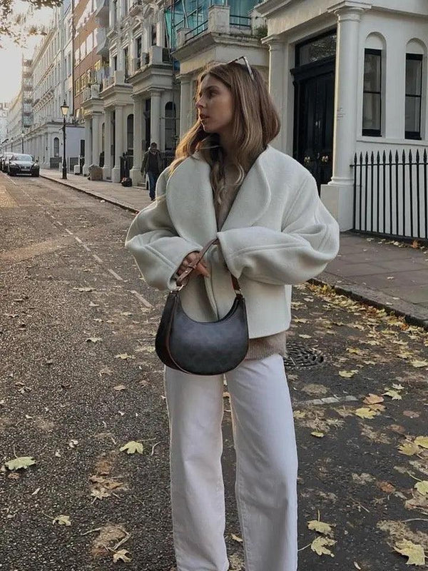 Samuel Warm Wool Premium Luxe Short Coat - Alamode By Akanksha