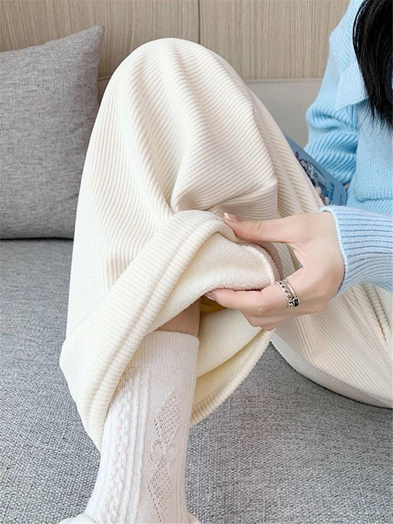 Marley Wide Leg Fleece Pants - Alamode By Akanksha