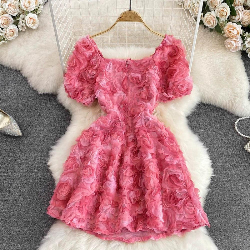 Harrold 3D Floral Dress - Alamode By Akanksha