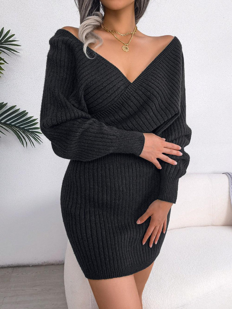 Matsel Winter Knitted Dress - Alamode By Akanksha