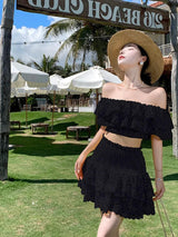 Budapest Luxe Black Co-ord Set - Alamode By Akanksha