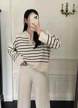 Rachel Striped Woolen Coord Set - Alamode By Akanksha