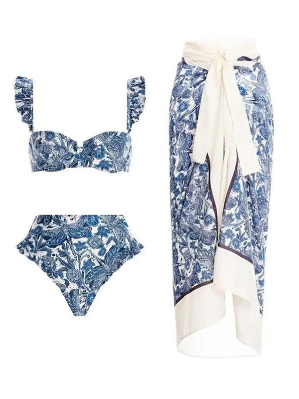 Mary Bikini with Sarong - Alamode By Akanksha