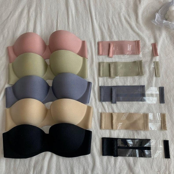 Lizzy Strapless Seamless Bralettes - Wardrobe Essentials - Alamode By Akanksha