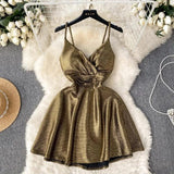 Janice Mettalic Party Dress - Alamode By Akanksha