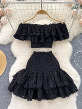 Budapest Luxe Black Co-ord Set - Alamode By Akanksha