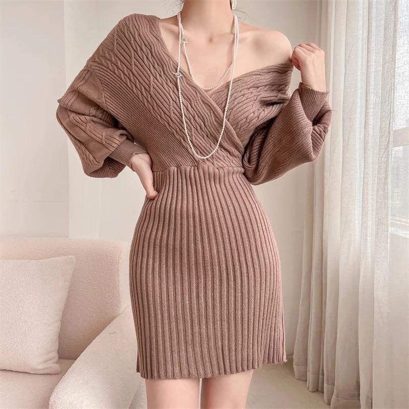 Buy Clio Winter Knitted Dress for Women Online in India on a la mode