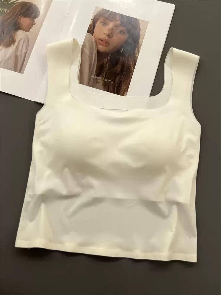 Mariam Tank Tops with Inbuilt Bra - Alamode By Akanksha