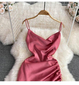 Lorelai Satin Mini Dress - Alamode By Akanksha