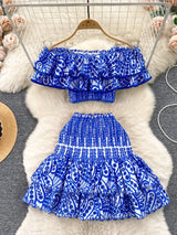 Rhodes Luxe Blue Co-ord Set