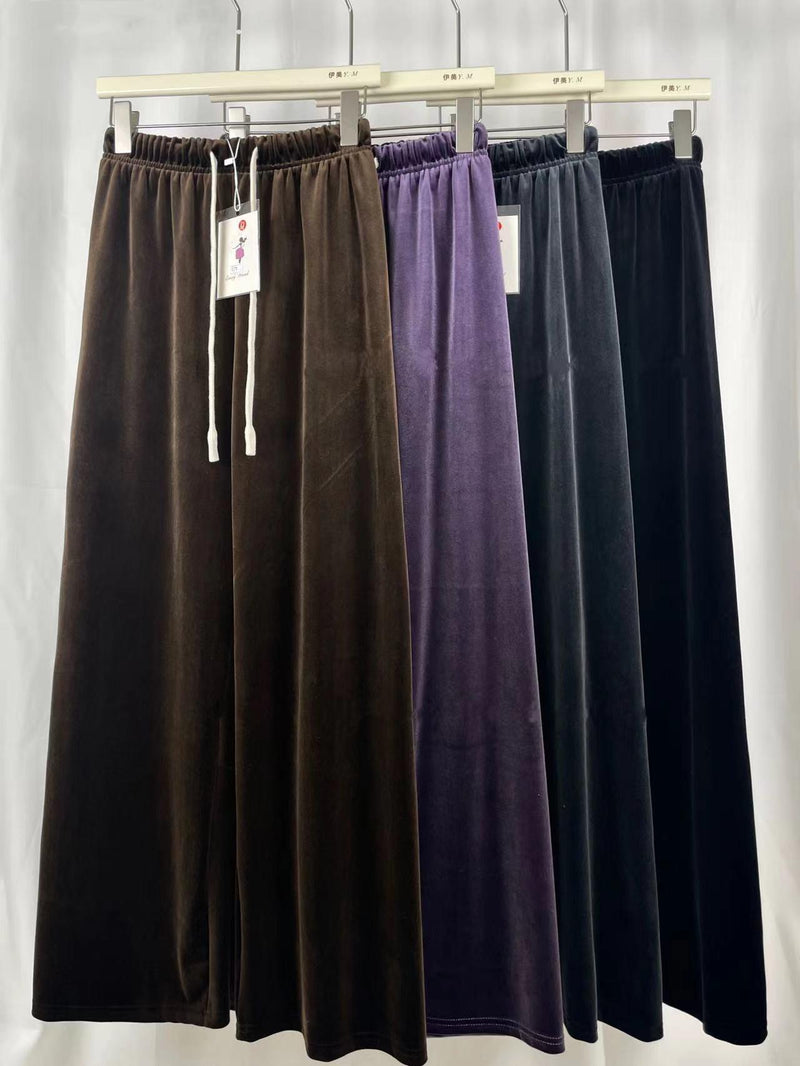 Gerardo Wide Leg Velvet Pants - Alamode By Akanksha