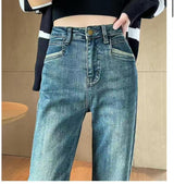 Moscow Cropped Denim Jeans - Alamode By Akanksha