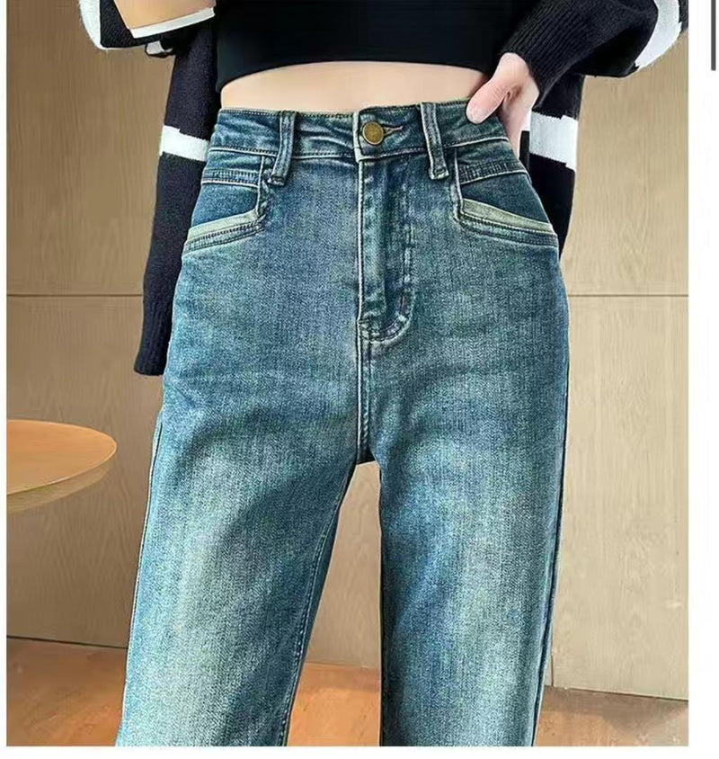 Moscow Cropped Denim Jeans - Alamode By Akanksha