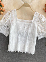Meltem Crochet Blouse - Alamode By Akanksha