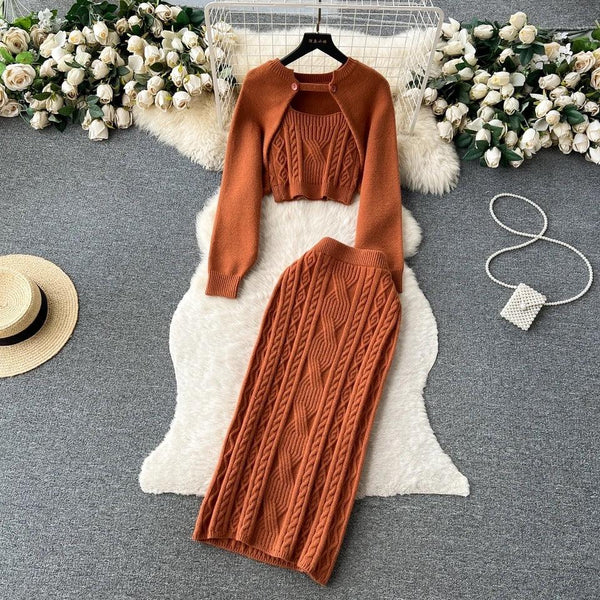 Rason Knitted Premium Woolen Coord Set - Alamode By Akanksha