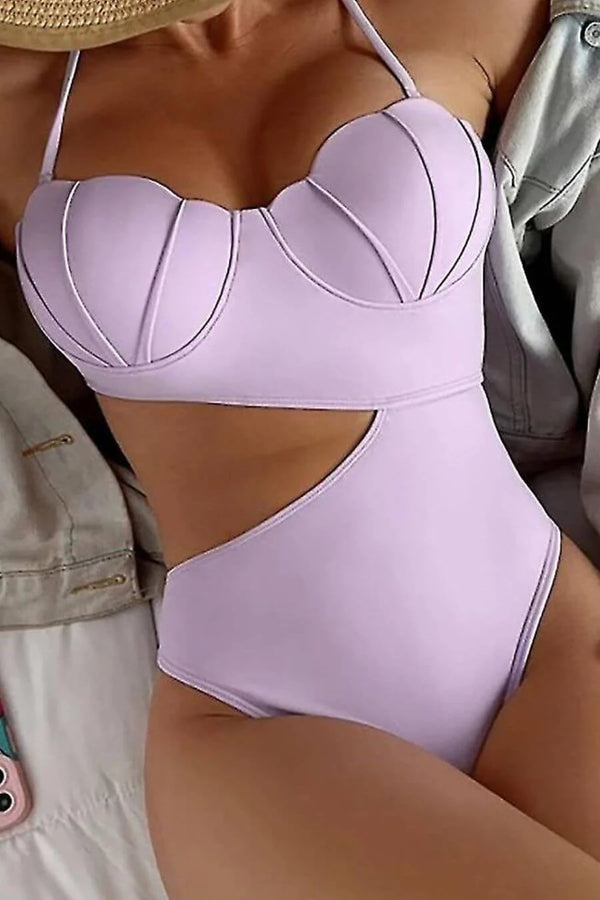 The Mermaid Luxe Swimsuit - Lilac