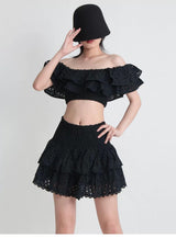 Budapest Luxe Black Co-ord Set - Alamode By Akanksha