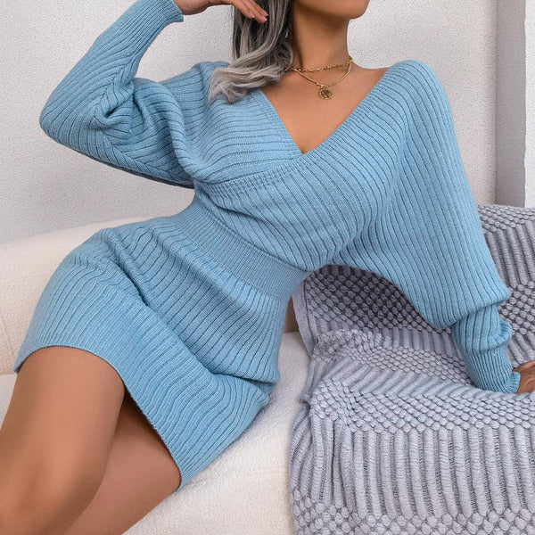 Matsel Winter Knitted Dress - Alamode By Akanksha